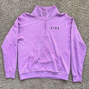 PINK Quarter Zip Sweatshirt Women’s S